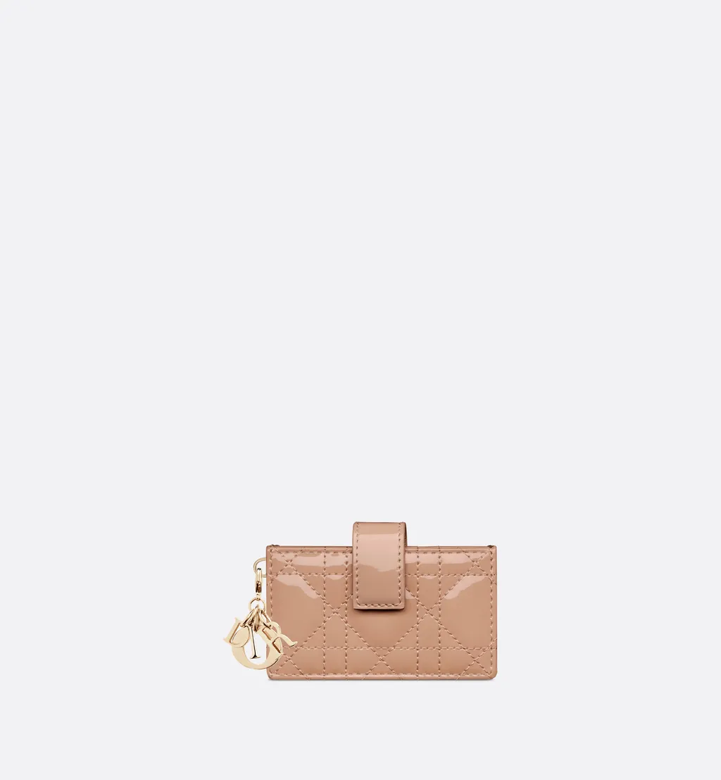 Lady Dior Jasmine Card Holder