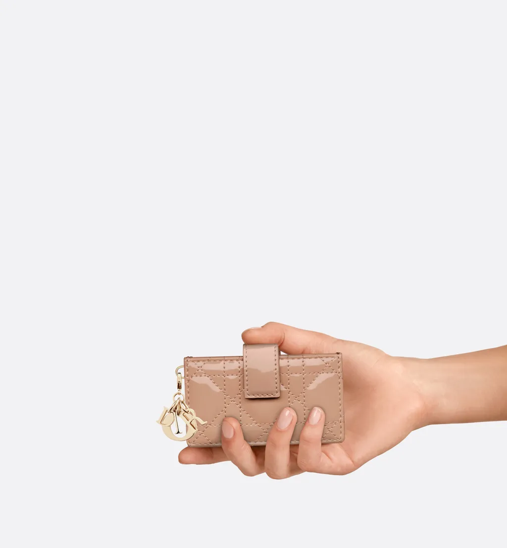 Lady Dior Jasmine Card Holder