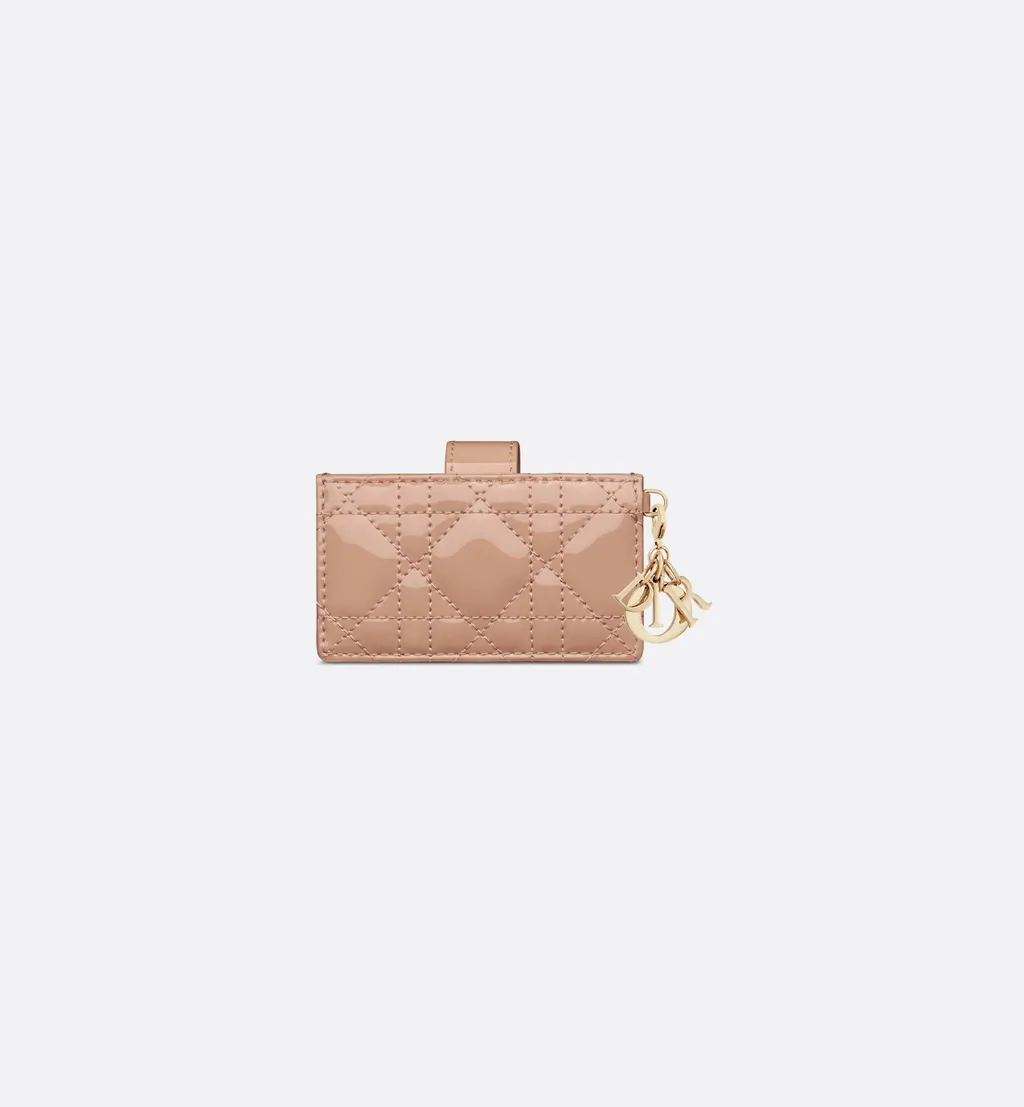 Lady Dior Jasmine Card Holder