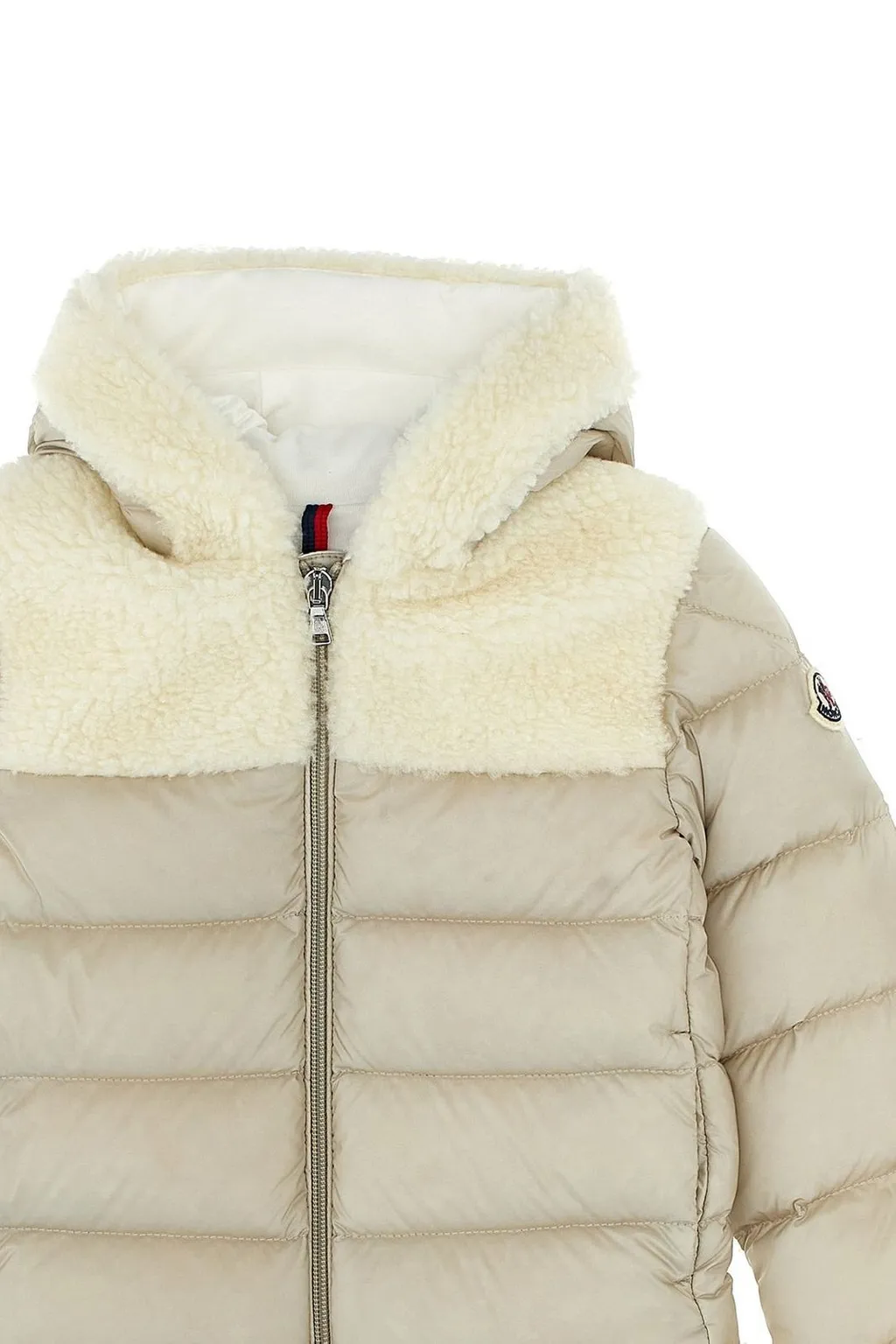 Moncler Enfant Dofi Logo Patch Down Jacket