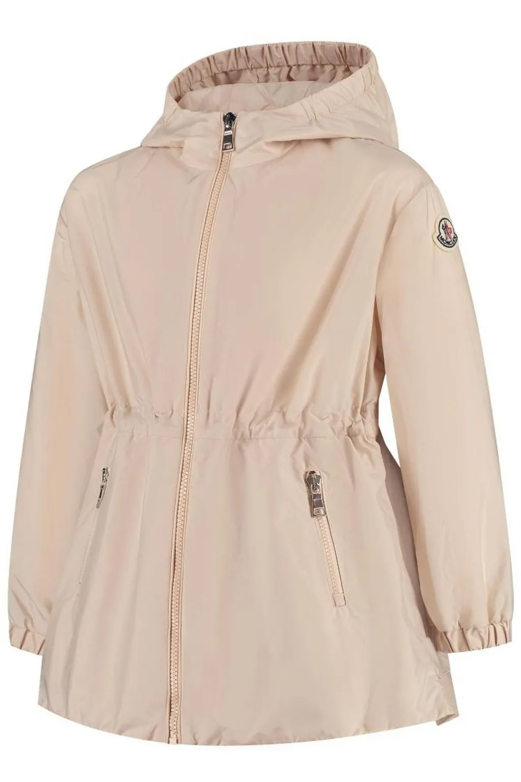 Moncler Enfant Logo-Patch Hooded Raincoat