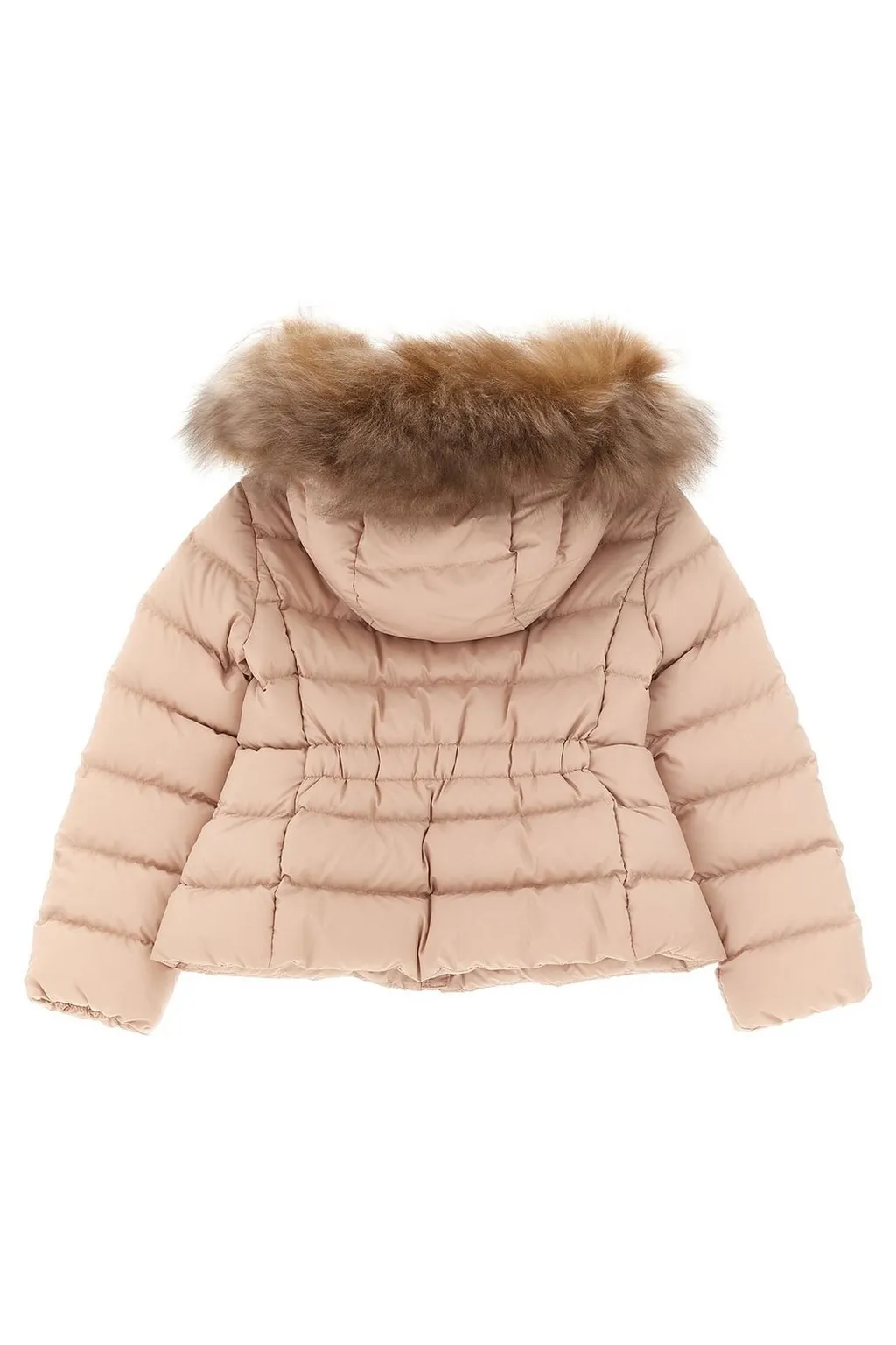 Moncler Enfant Boedette Hooded Shearling-Trimmed Down Jacket