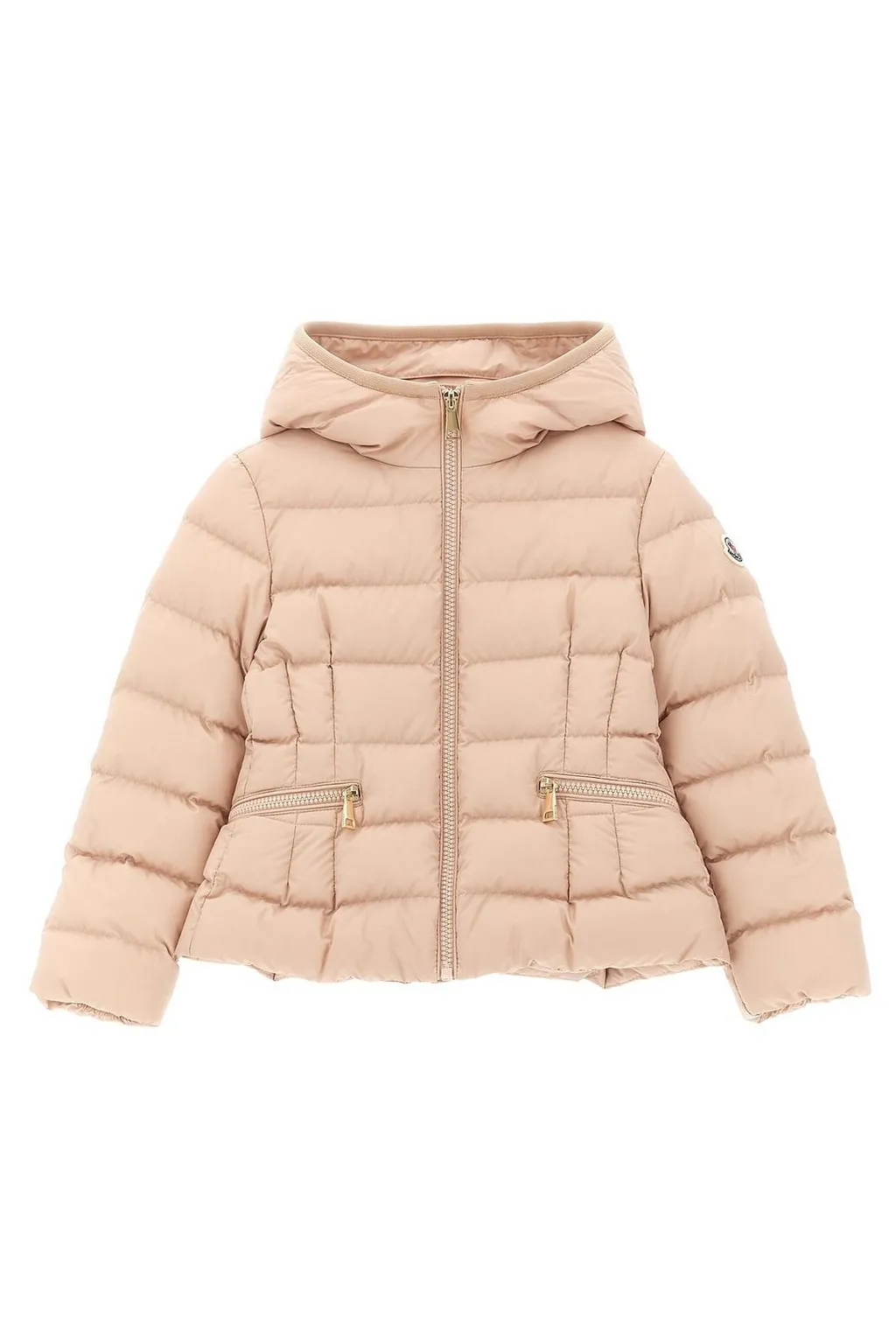 Moncler Enfant Boedette Hooded Shearling-Trimmed Down Jacket