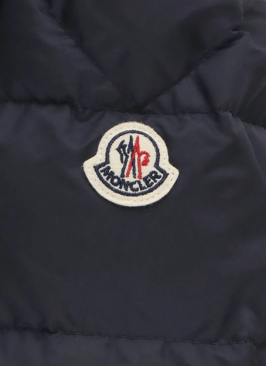 Moncler Enfant Logo Patch Zip-Up Hooded Jacket