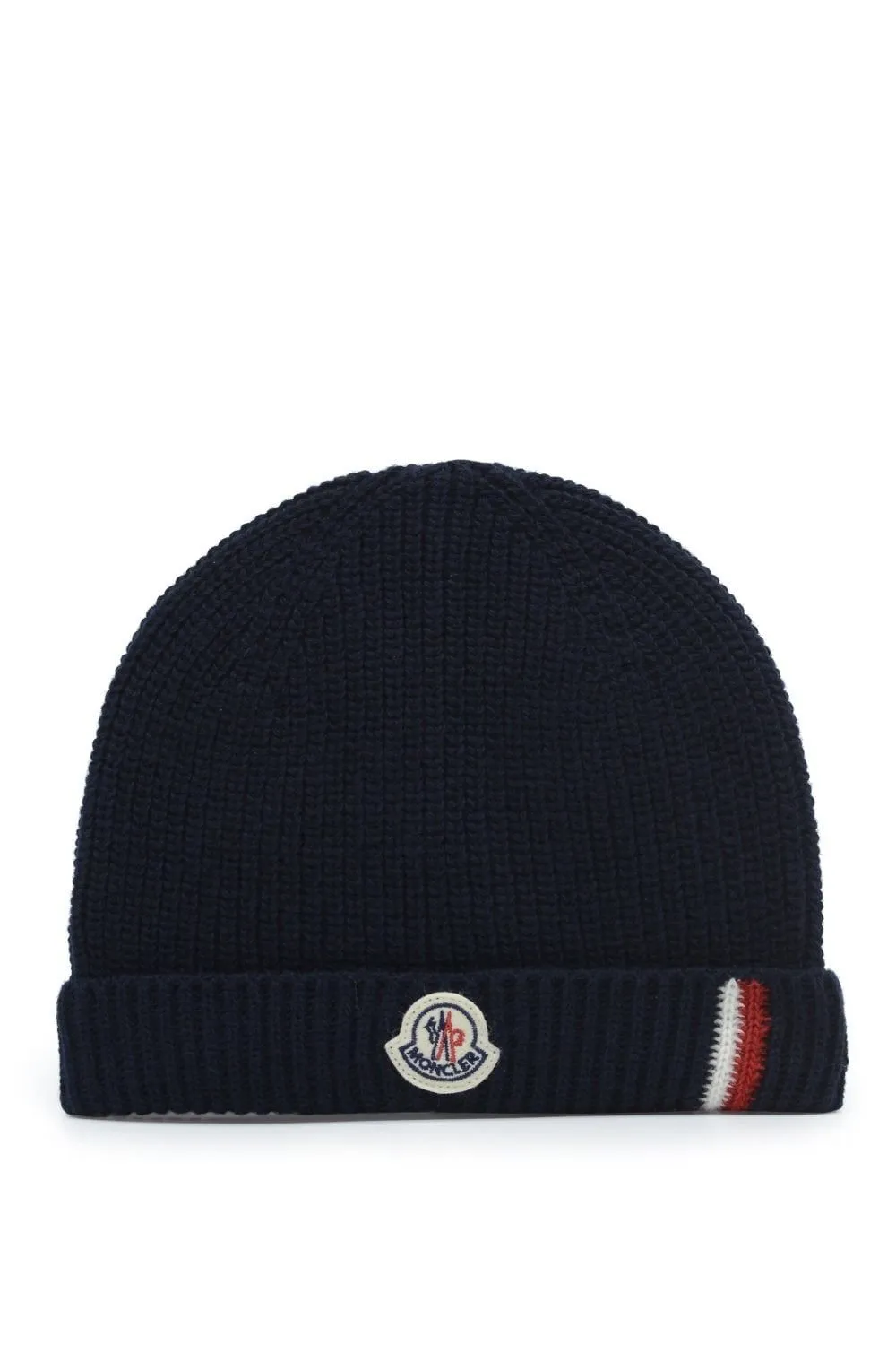 Moncler Enfant Tricolor-Trimmed Beanie