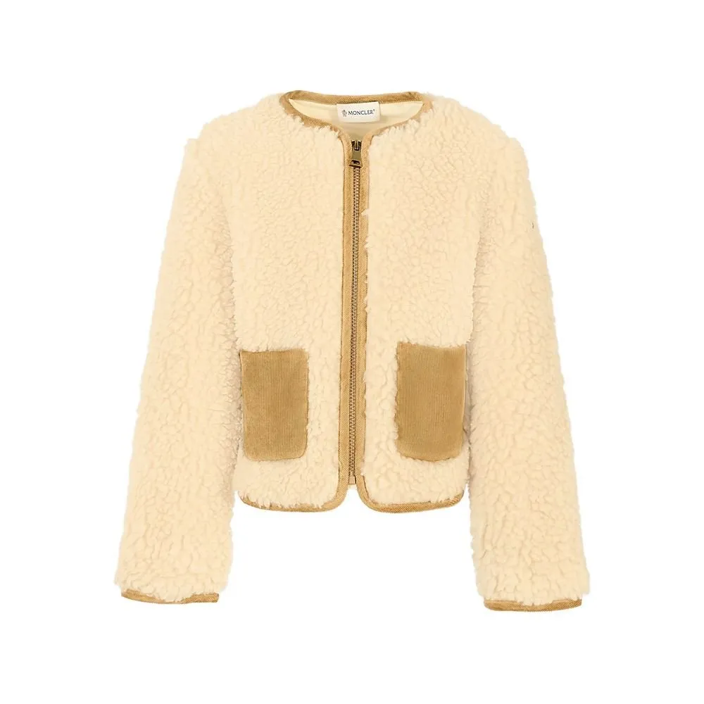 Moncler Enfant Teddy Zip-Up Jacket