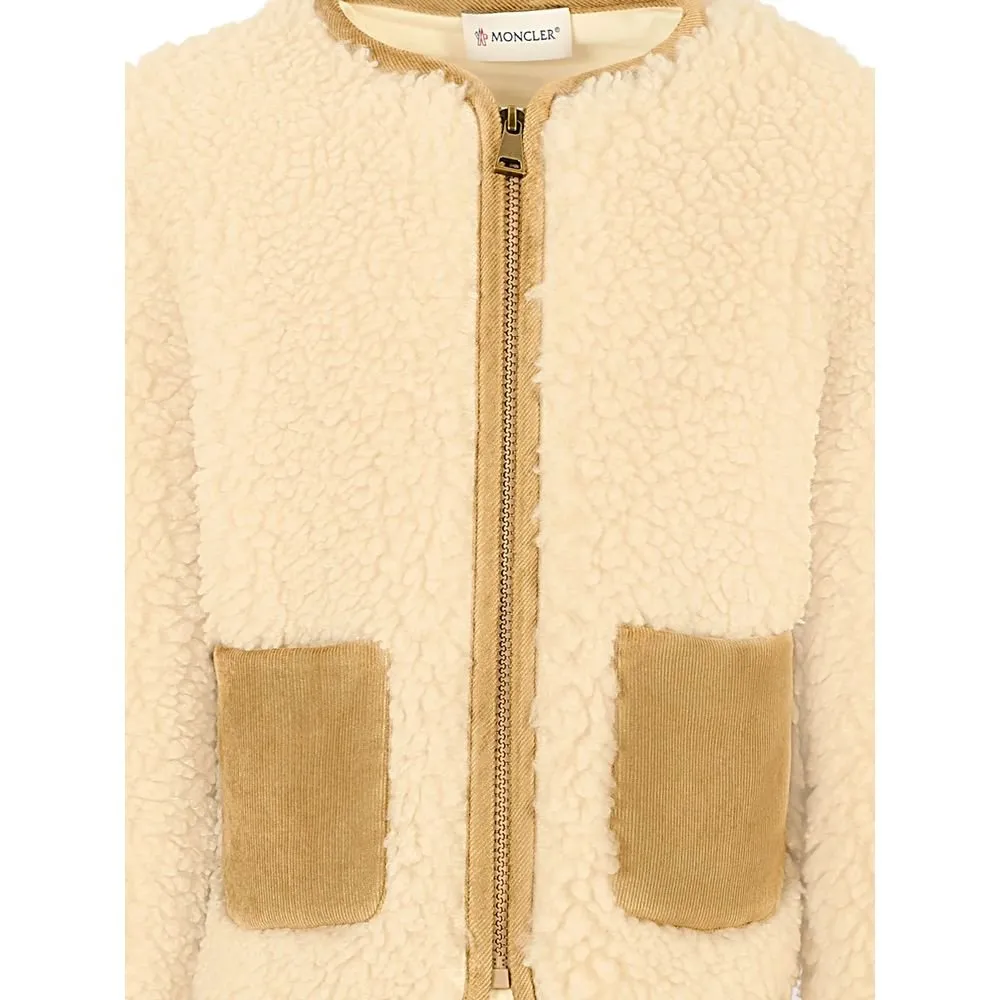 Moncler Enfant Teddy Zip-Up Jacket