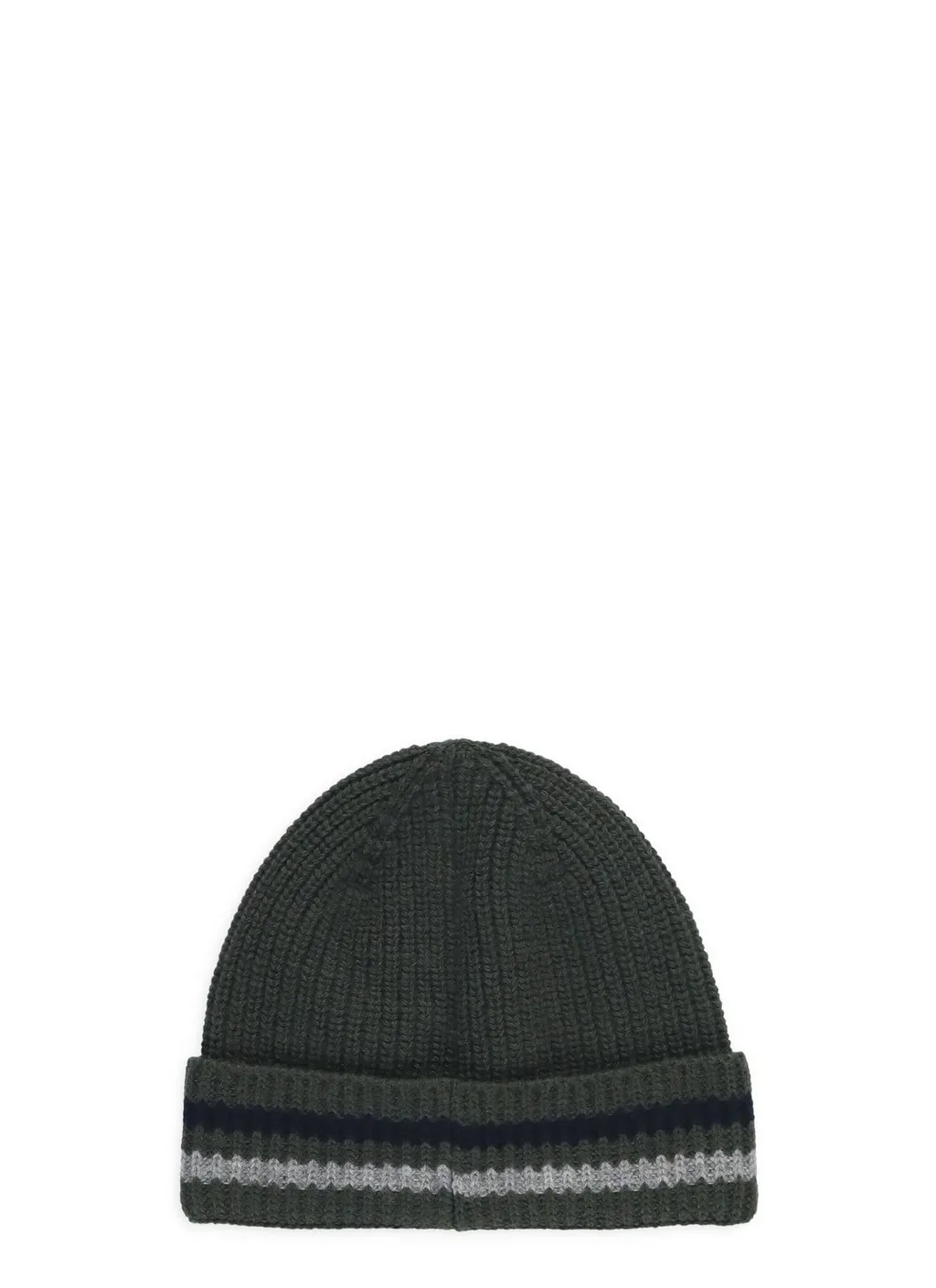 Moncler Enfant Loog Patch Striped Beanie