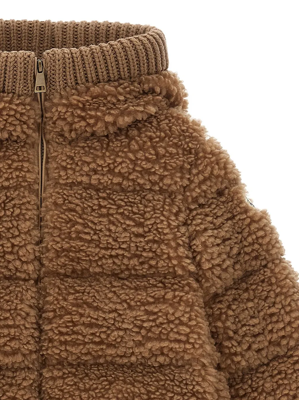 Moncler Enfant Adalbertas Teddy Hooded Down Jacket