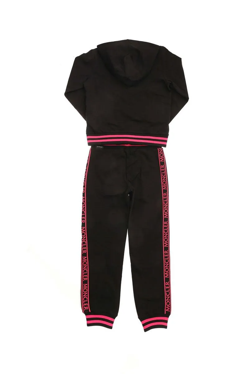 Moncler Enfant Logo Plaque Zipped Tracksuit