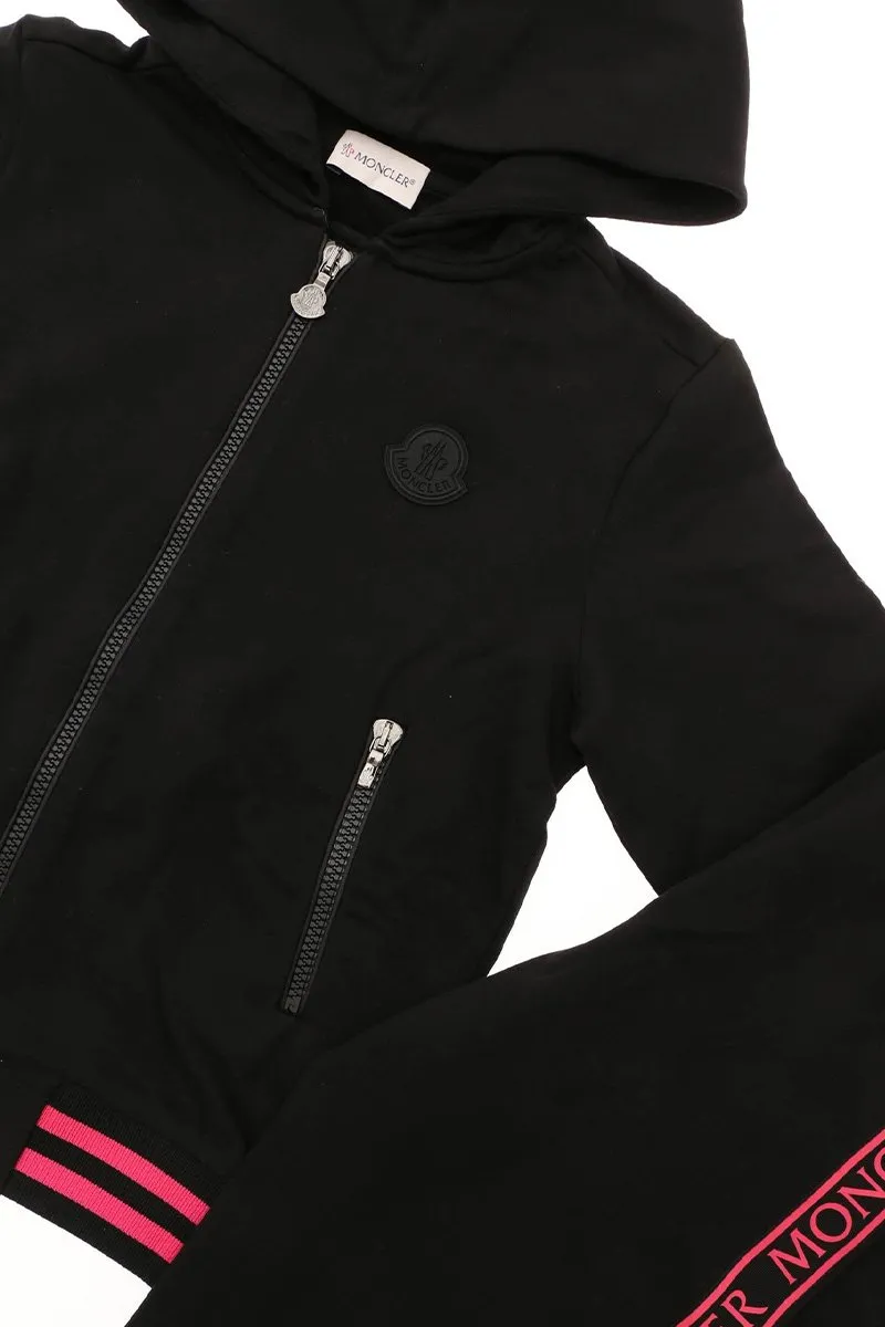 Moncler Enfant Logo Plaque Zipped Tracksuit