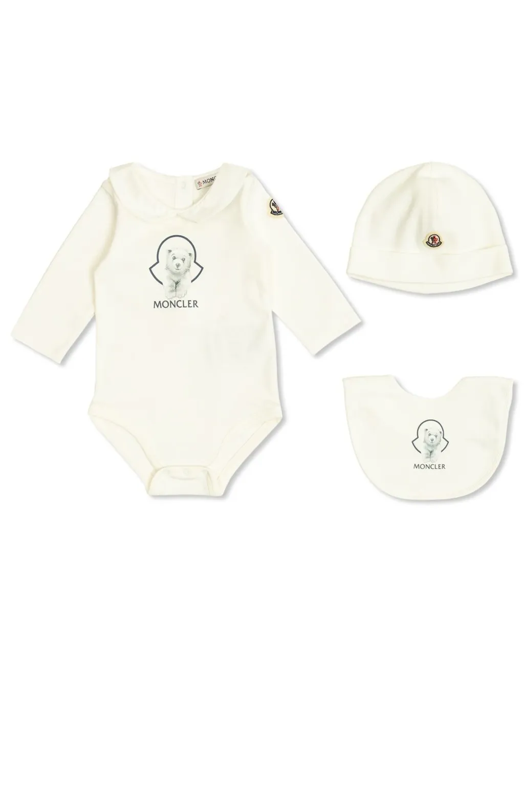 Moncler Enfant Logo Patch Baby Set