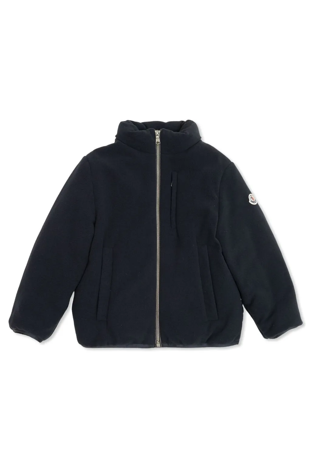 Moncler Enfant Bacui Logo Patch Down Jacket