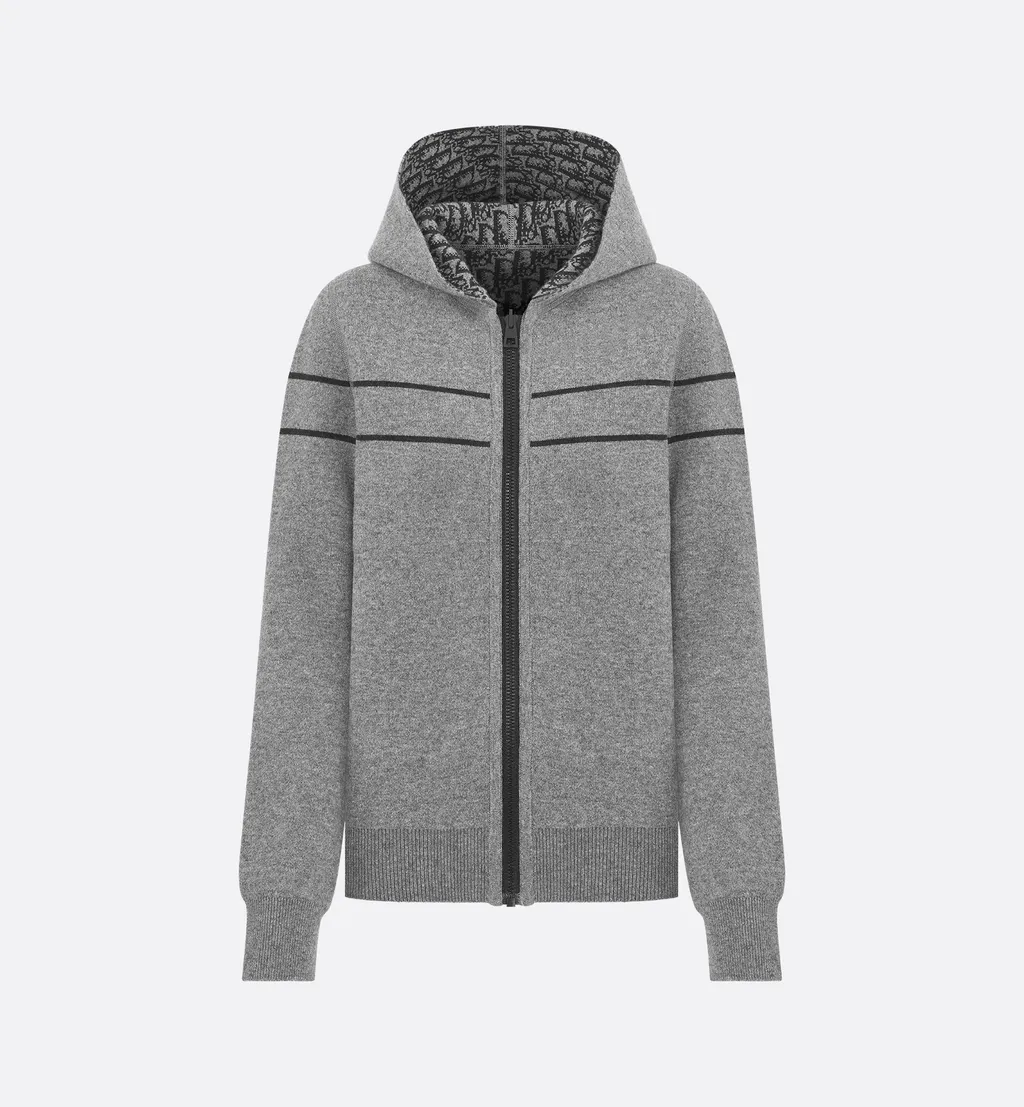 Reversible Hooded Cardigan