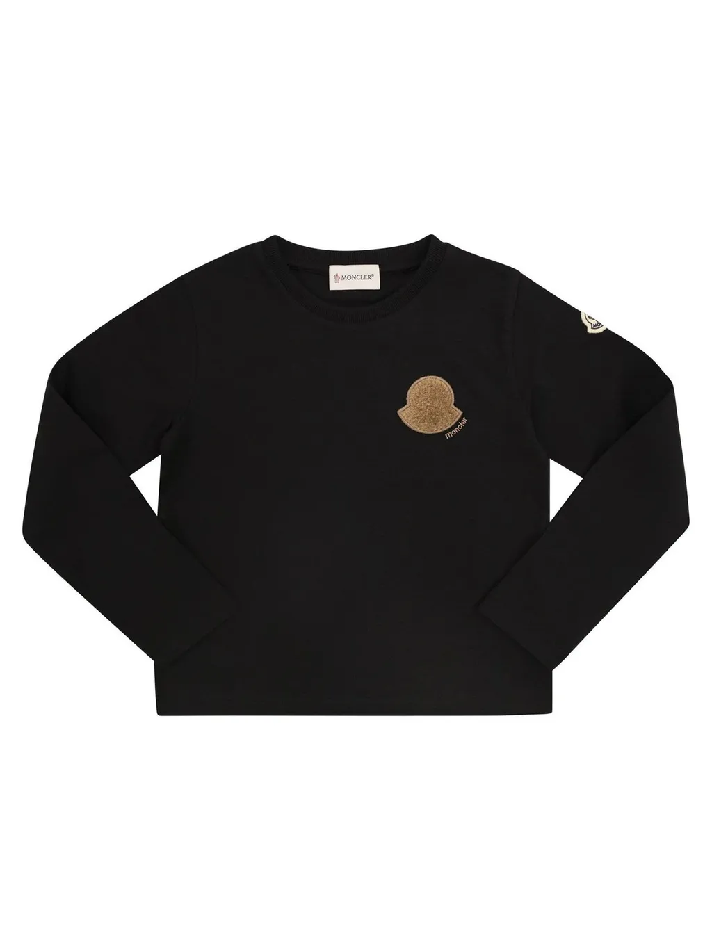 Moncler Enfant Terry Logo Patch Sweatshirt