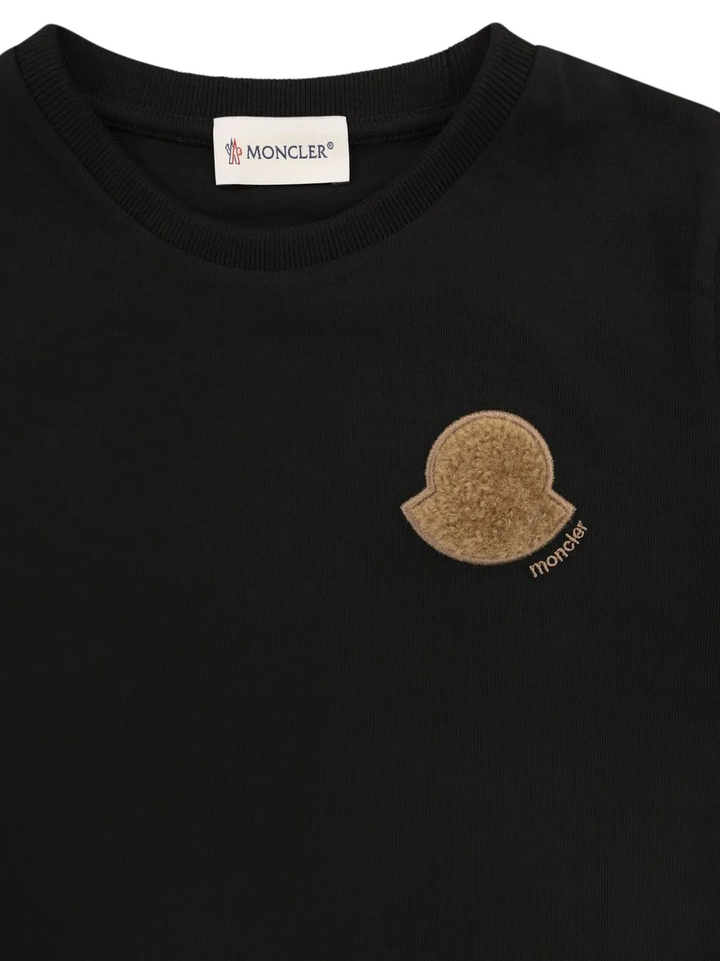 Moncler Enfant Terry Logo Patch Sweatshirt