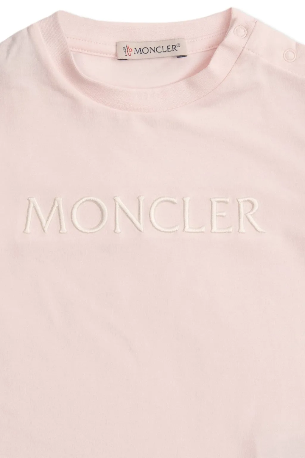 Moncler Enfant Logo-Embroidered Crewneck T-Shirt