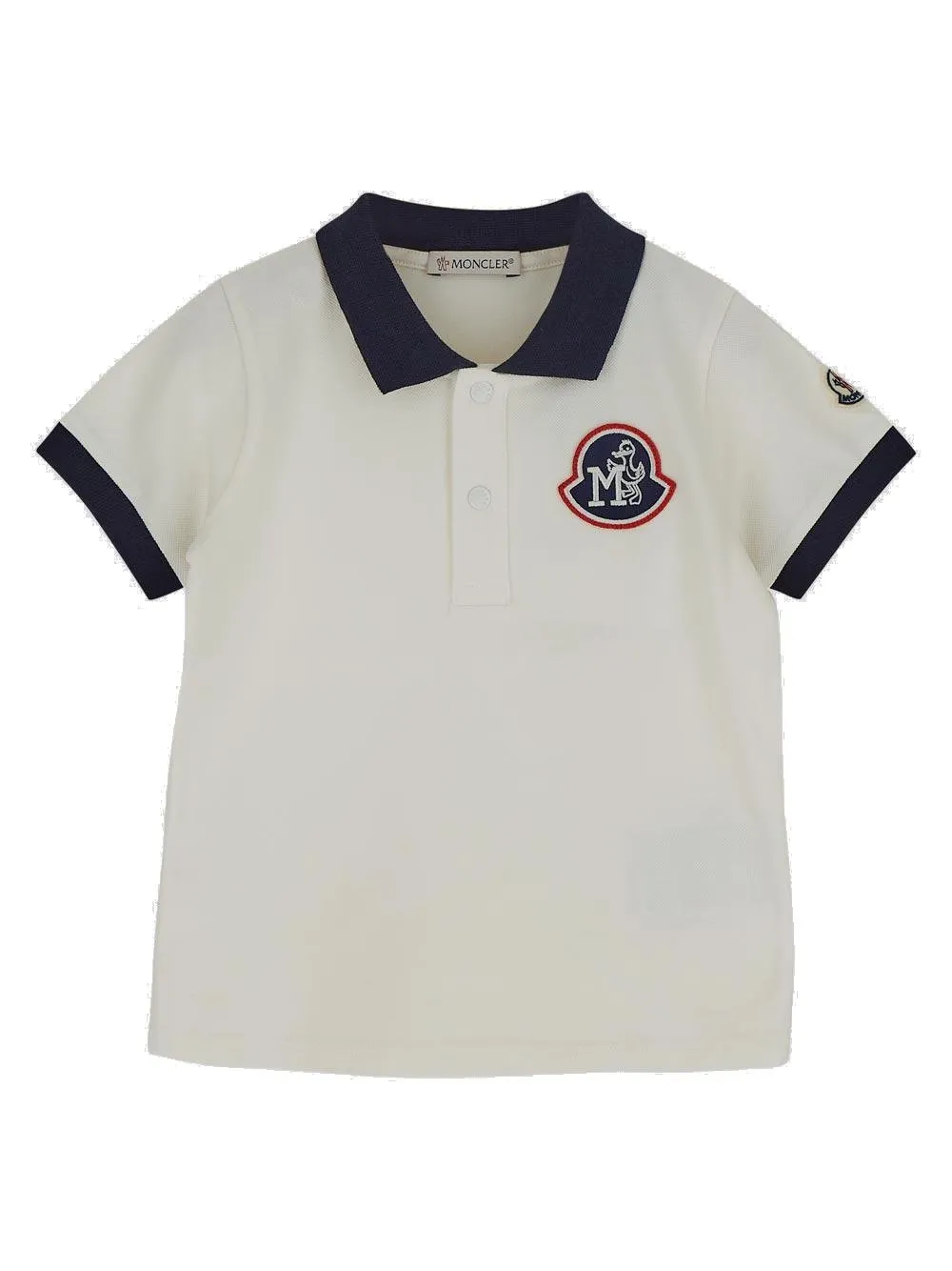 Moncler Enfant Logo-Patch Polo Shirt
