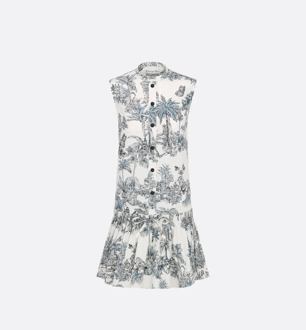 Dioriviera Straight Ruffled Dress