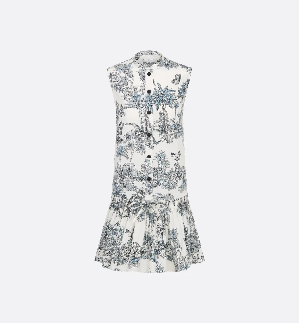 Dioriviera Straight Ruffled Dress