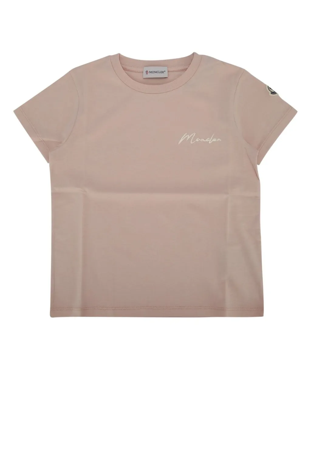 Moncler Enfant Logo Printed Crewneck T-Shirt