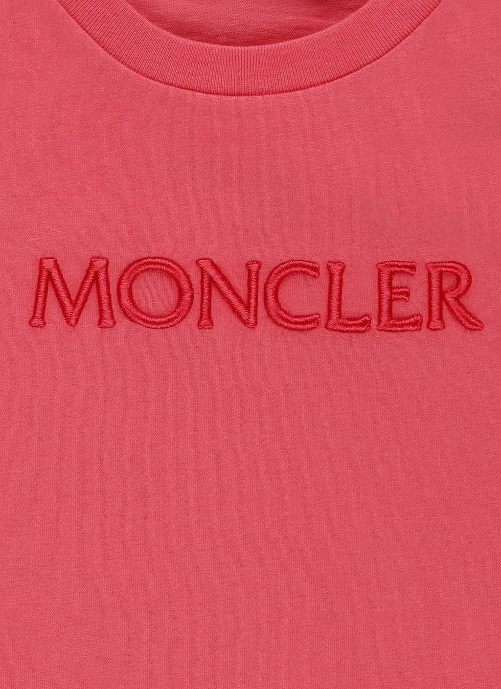 Moncler Enfant Logo Embroidered Crewneck T-Shirt