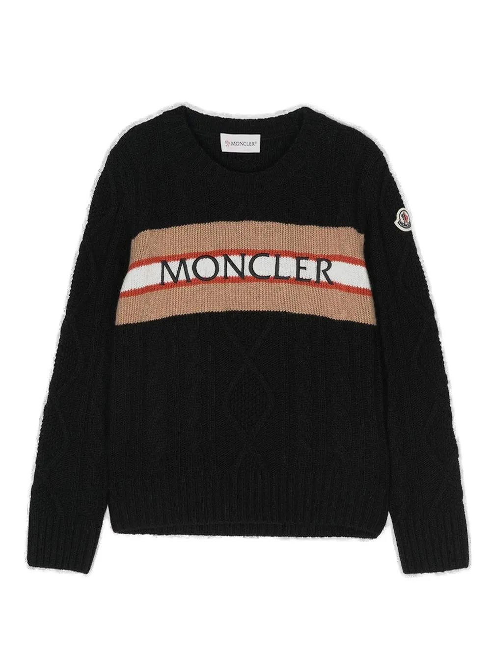 Moncler Enfant Embroidered Logo Jumper