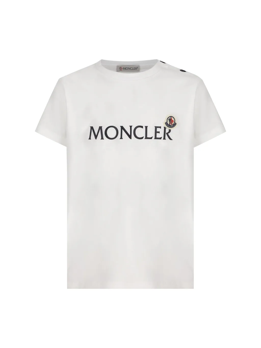Moncler Enfant Logo Printed Crewneck T-Shirt