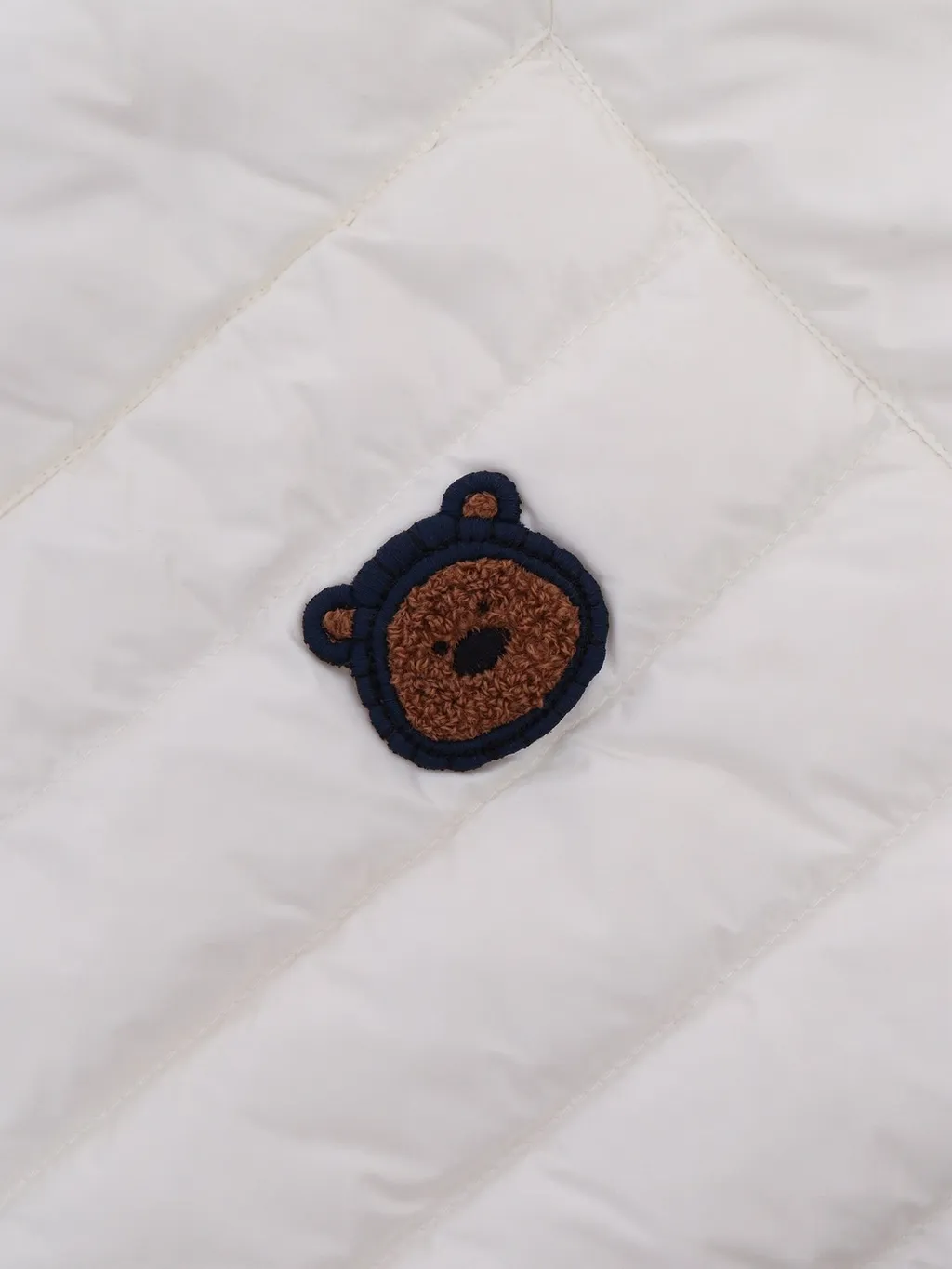 Moncler Enfant Logo Patch Down-Filled Blanket