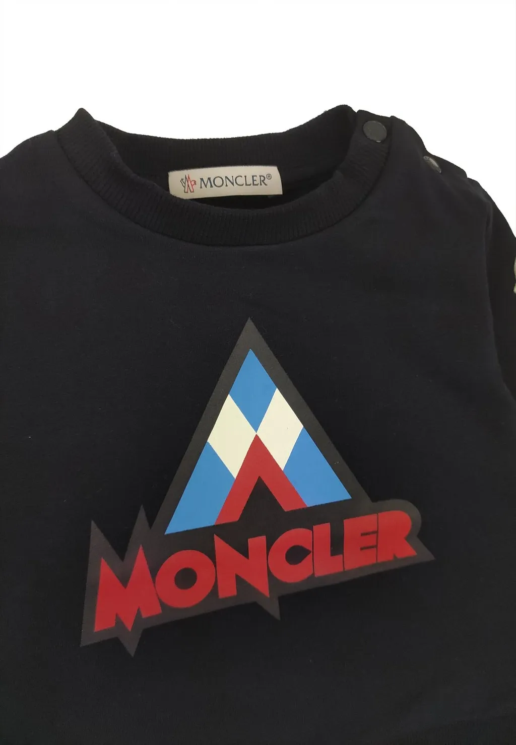 Moncler Enfant Logo Printed Crewneck Sweatshirt