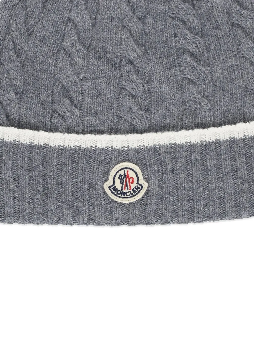 Moncler Enfant Logo Patch Knitted Beanie