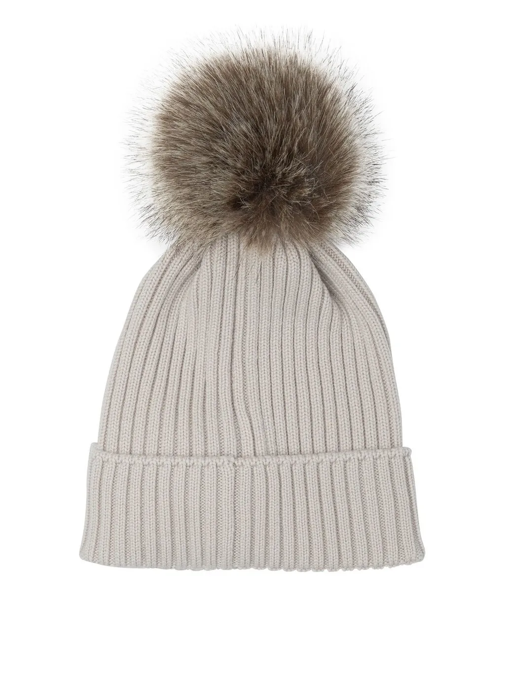 Moncler Enfant Logo Patch Ribbed Beanie