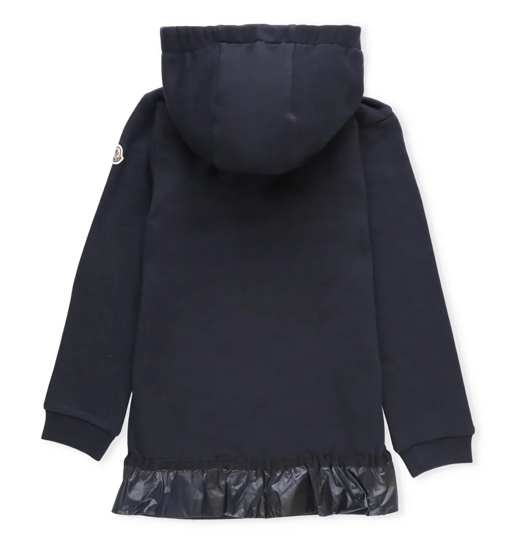 Moncler Enfant Logo Embroidered Long-Sleeved Dress