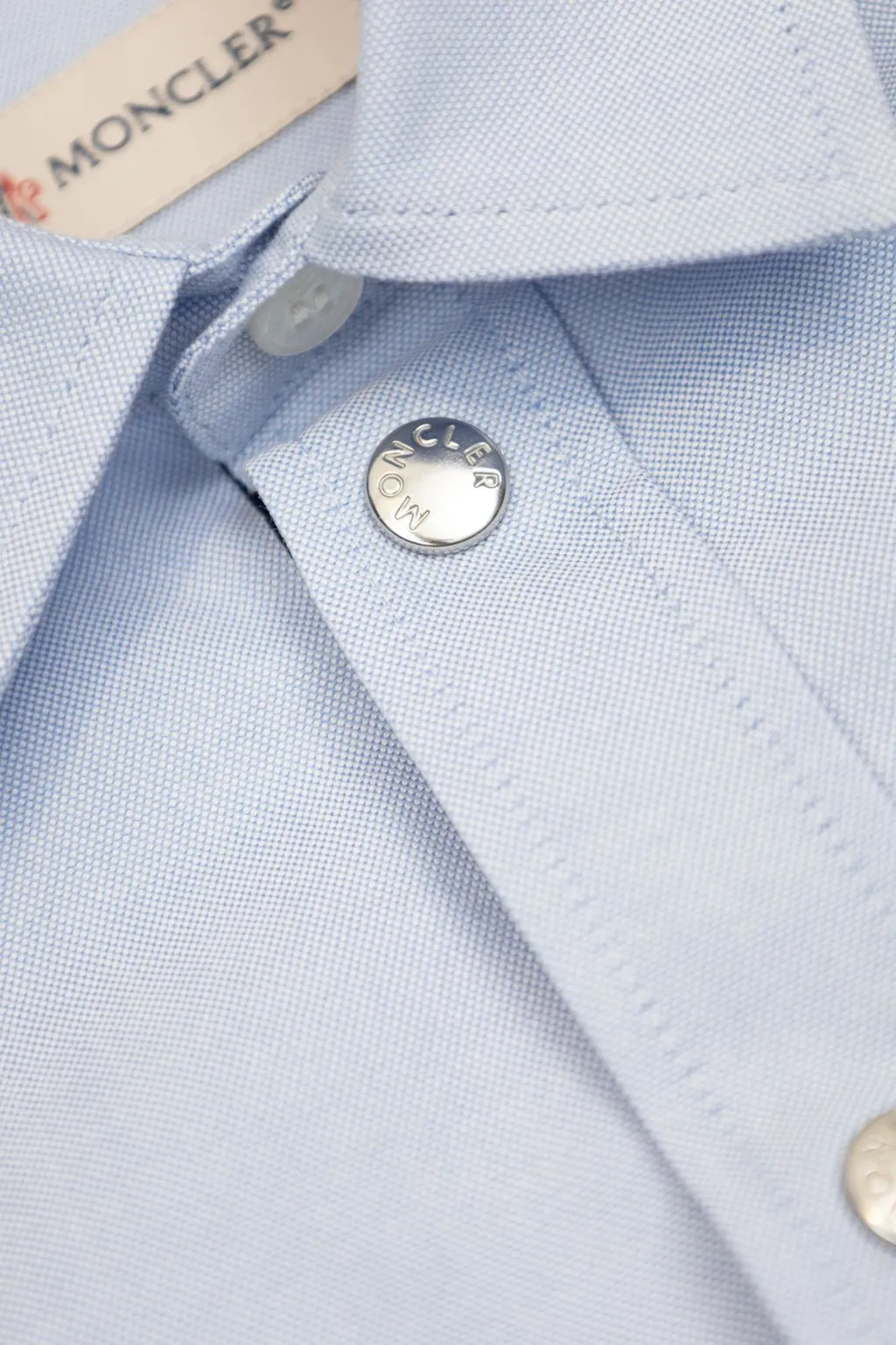 Moncler Enfant Logo Patch Buttoned Shirt