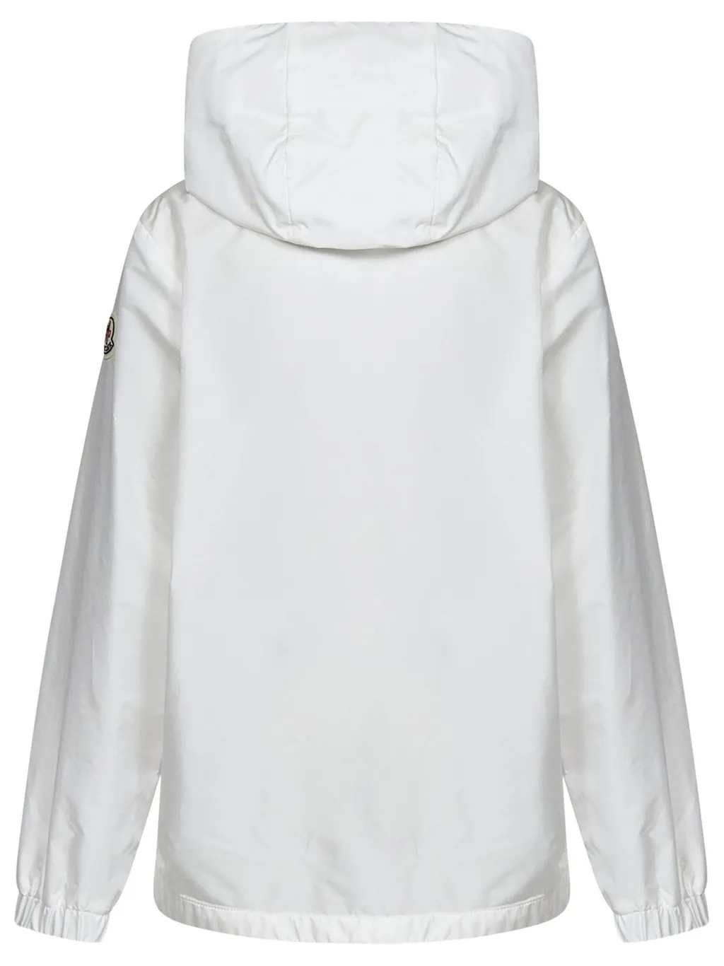 Moncler Enfant Logo Patch Hooded Lightweight Jacket