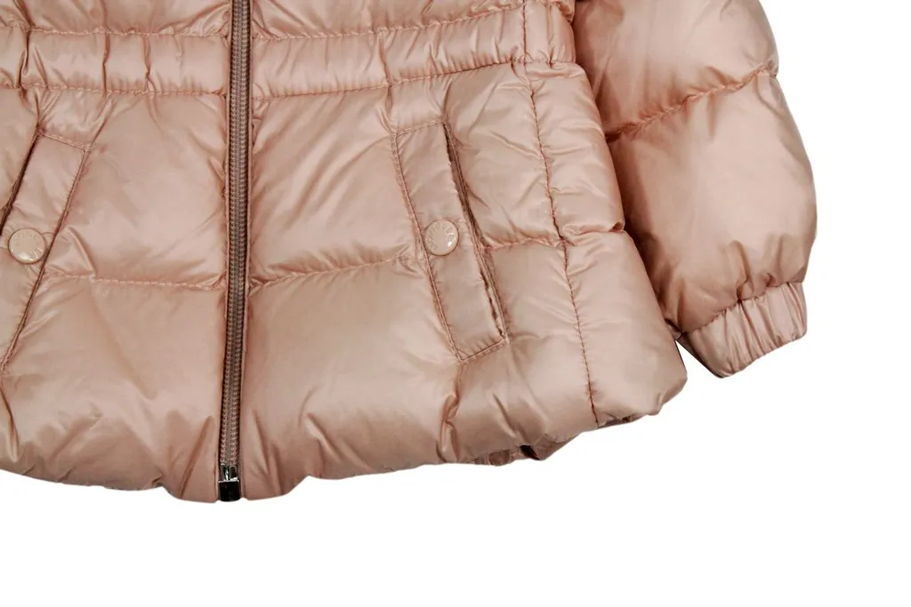 Moncler Enfant Zip-Up Hooded Coat