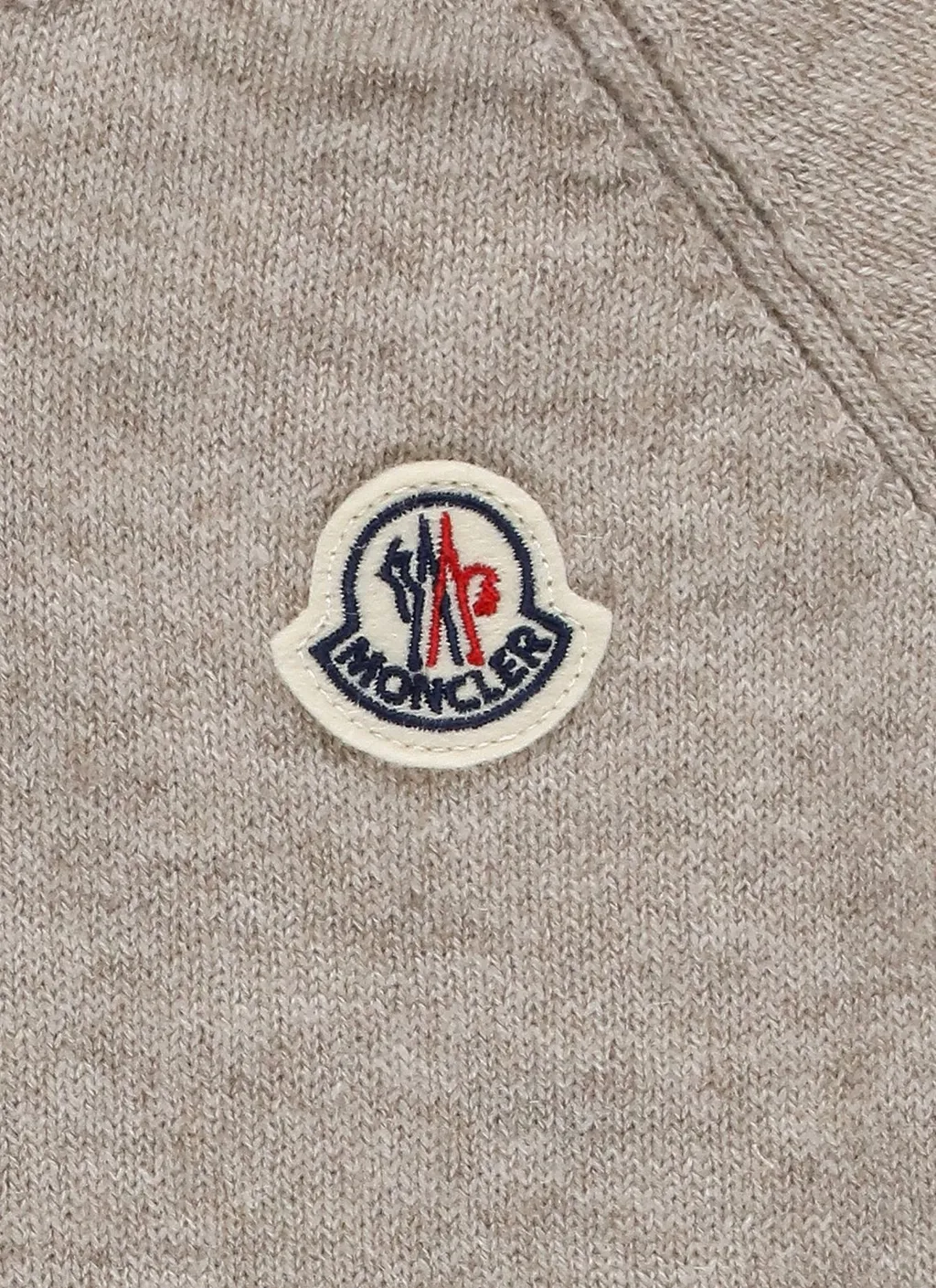 Moncler Enfant Logo Patch Crewneck Jumper