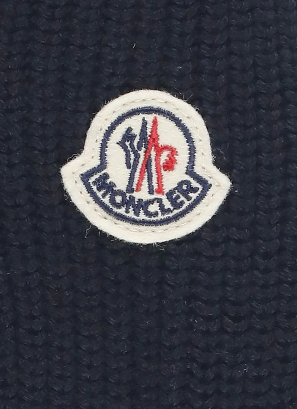 Moncler Enfant Logo Patch Zip-Up Cardigan