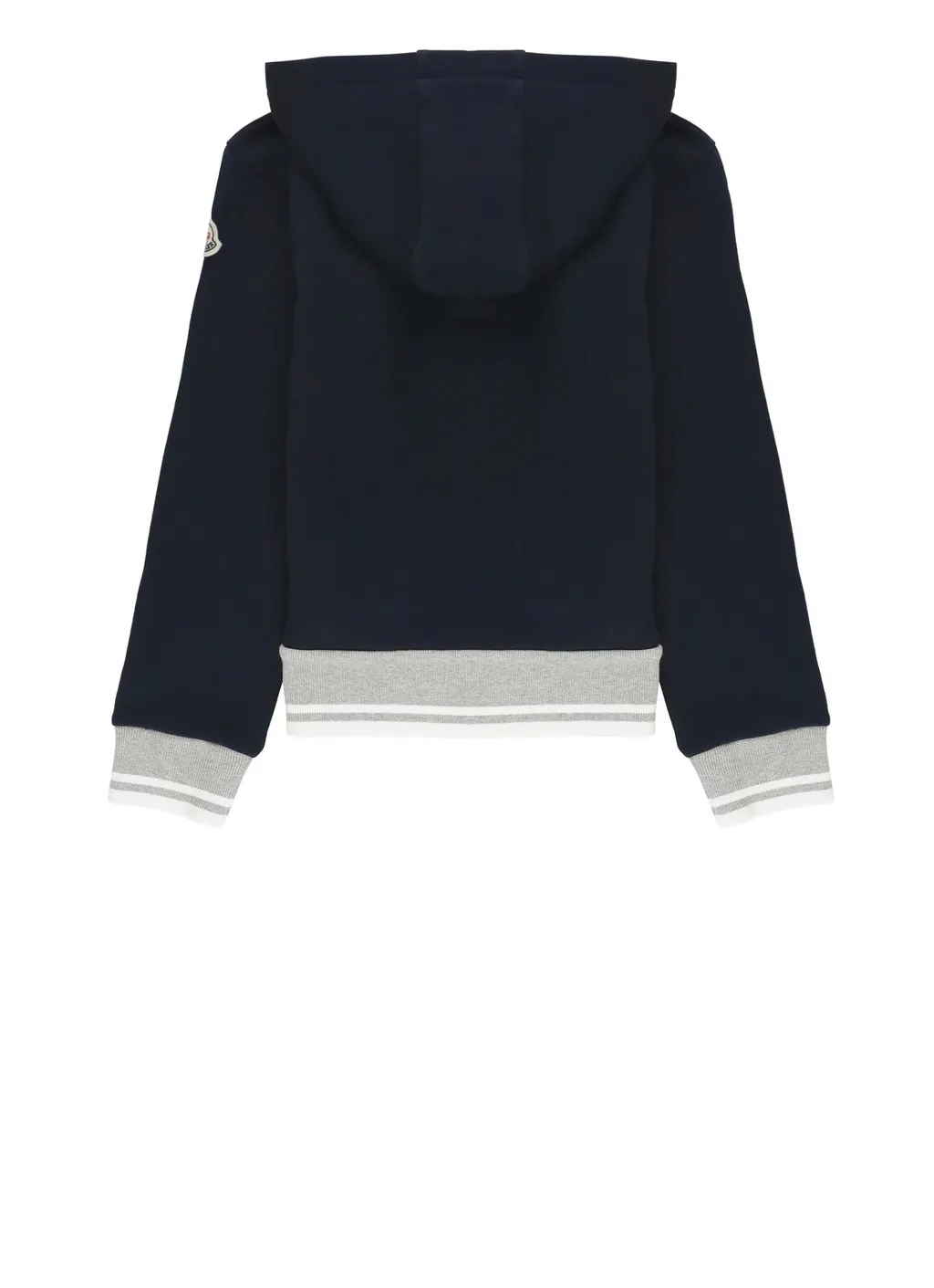 Moncler Enfant Logo Patch Zip-Up Hoodie