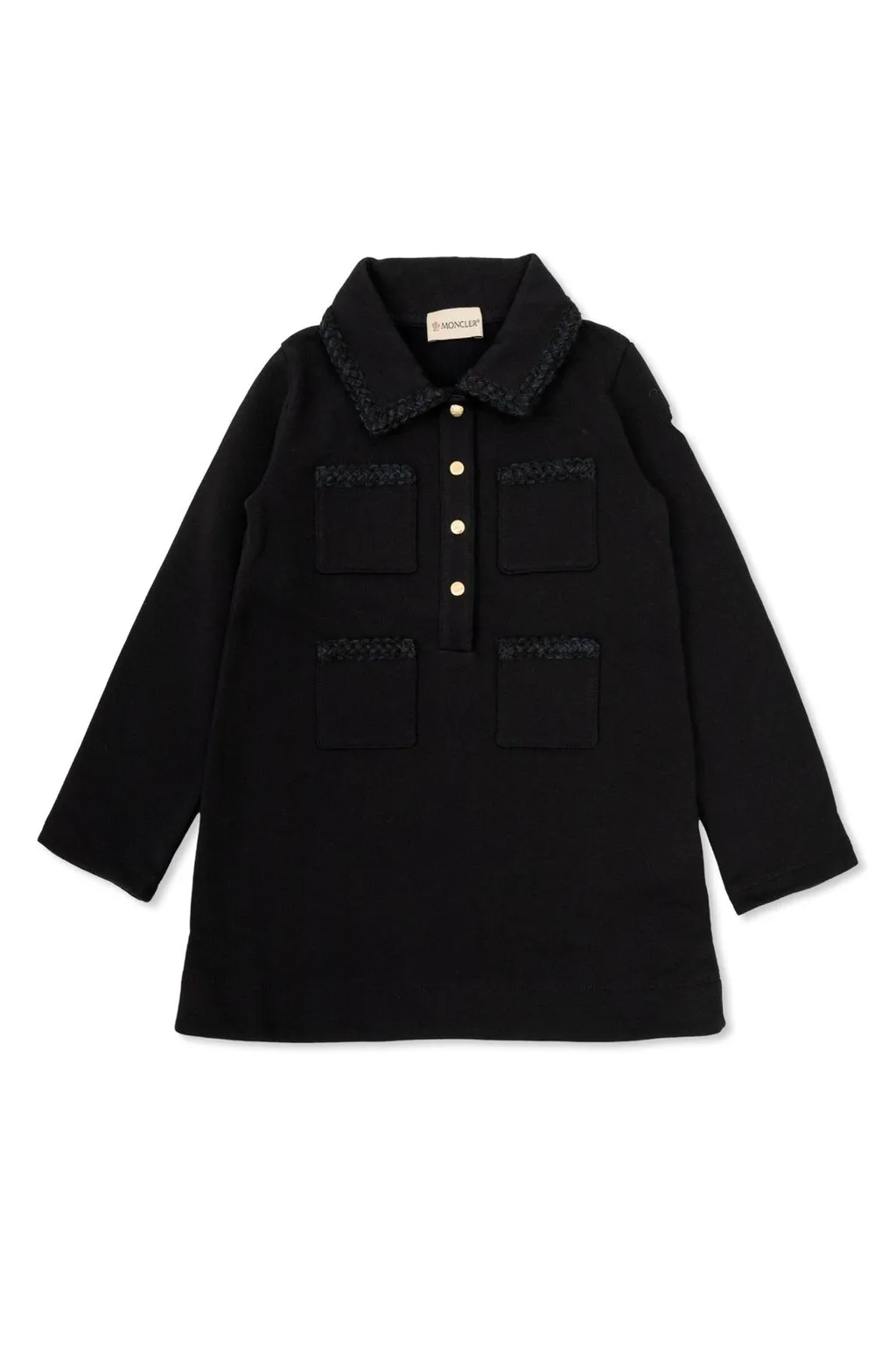 Moncler Enfant Logo Patch Polo Dress
