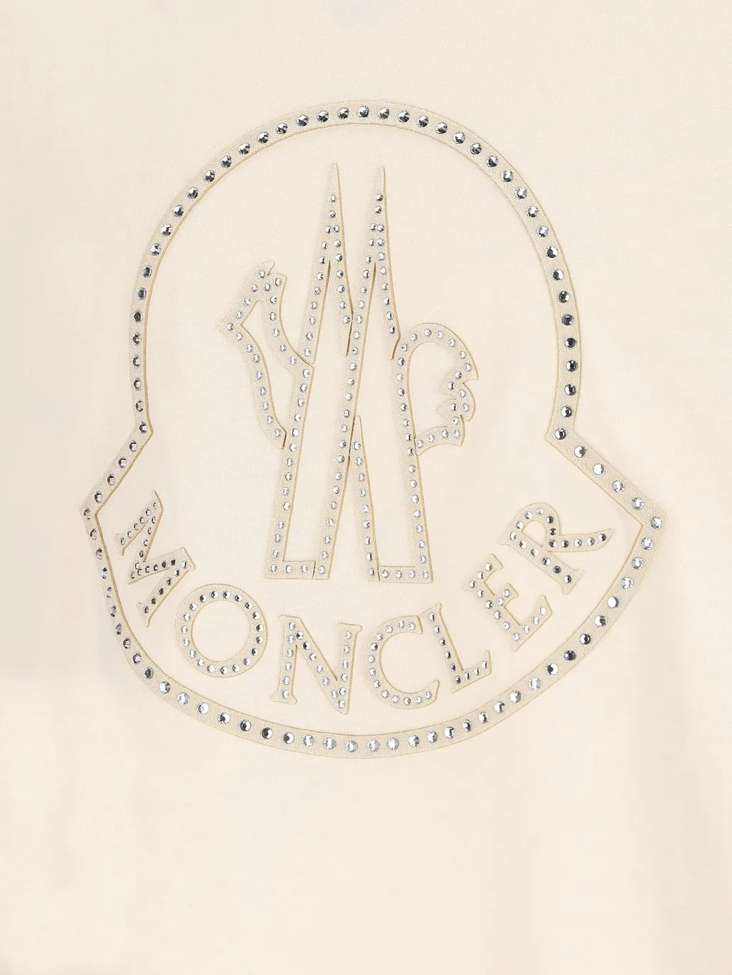Moncler Enfant Logo Embellished Crewneck T-Shirt