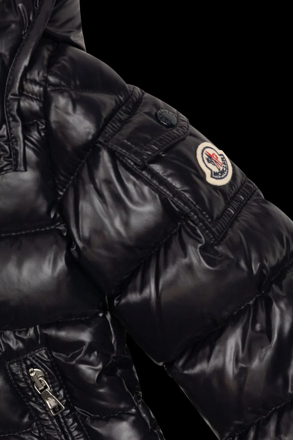 Moncler Enfant Maya Baby Hooded Down Jacket