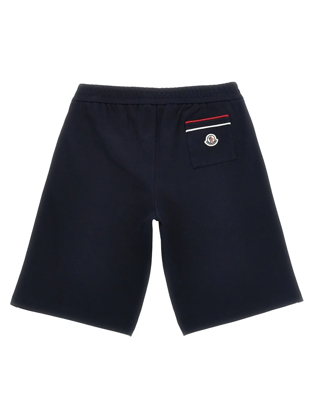Moncler Enfant Tricolour-Trimmed Piquet Shorts