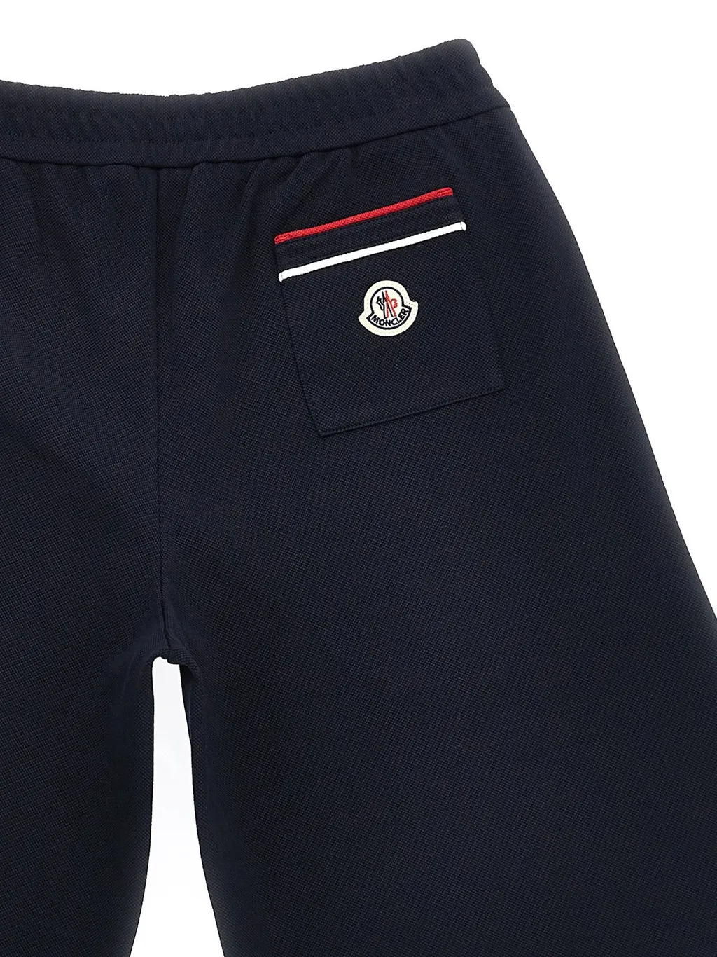 Moncler Enfant Tricolour-Trimmed Piquet Shorts
