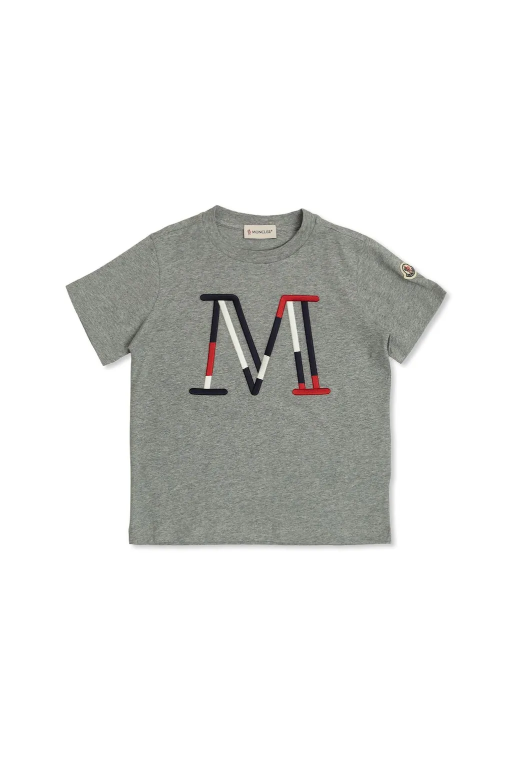 Moncler Enfant Logo Printed Crewneck T-Shirt