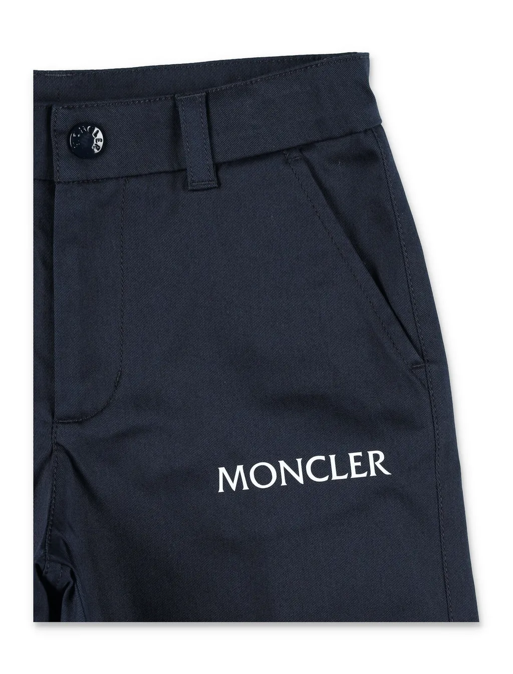 Moncler Enfant Logo Printed Shorts