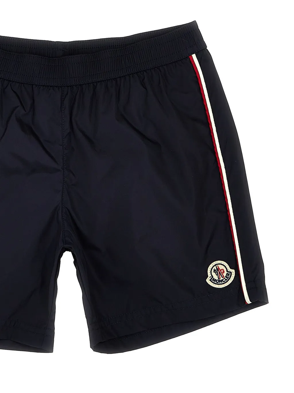Moncler Enfant Bicolour Trim Swim Shorts