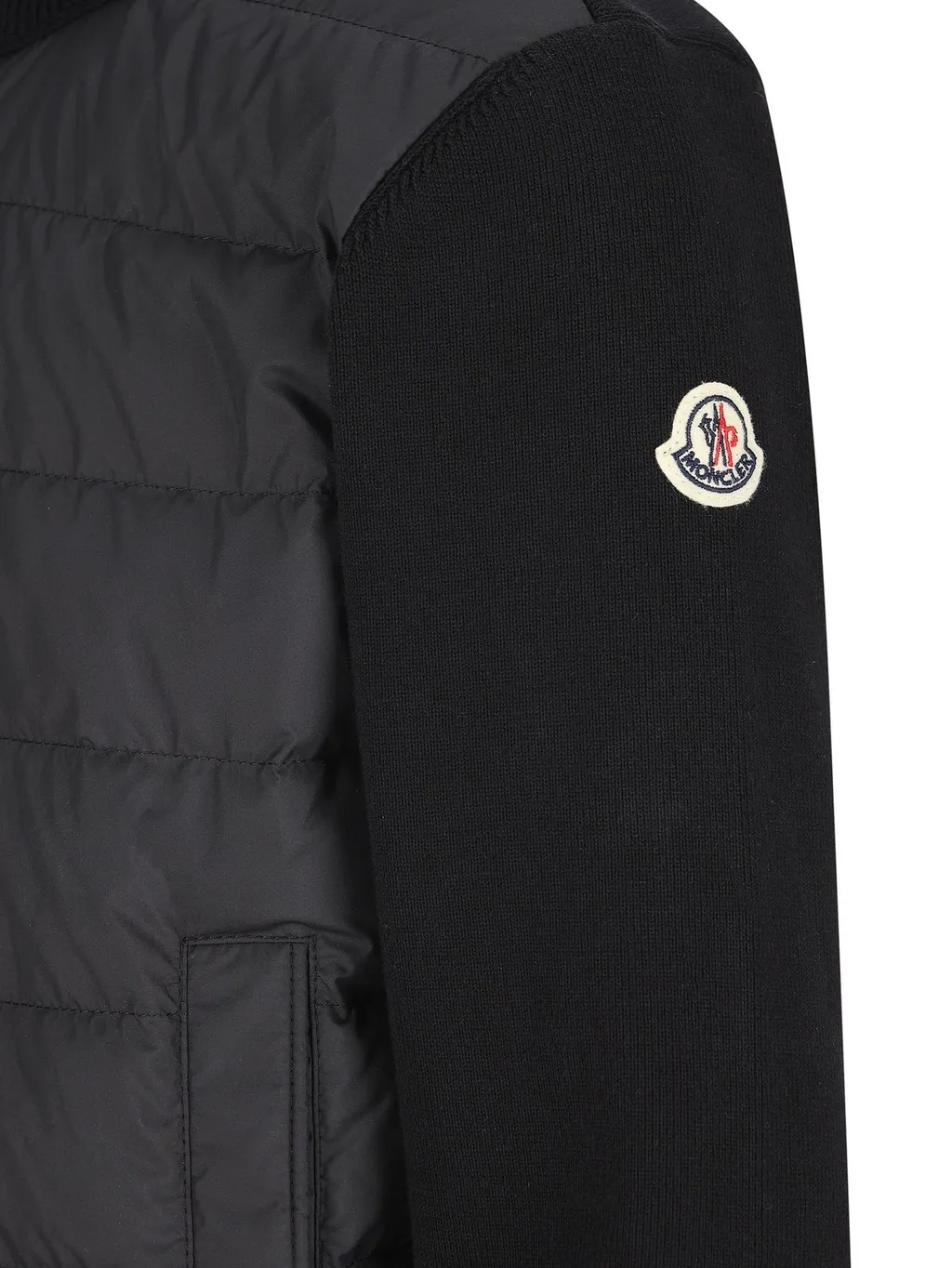 Moncler Zip-Up Hooded Padded Jacket