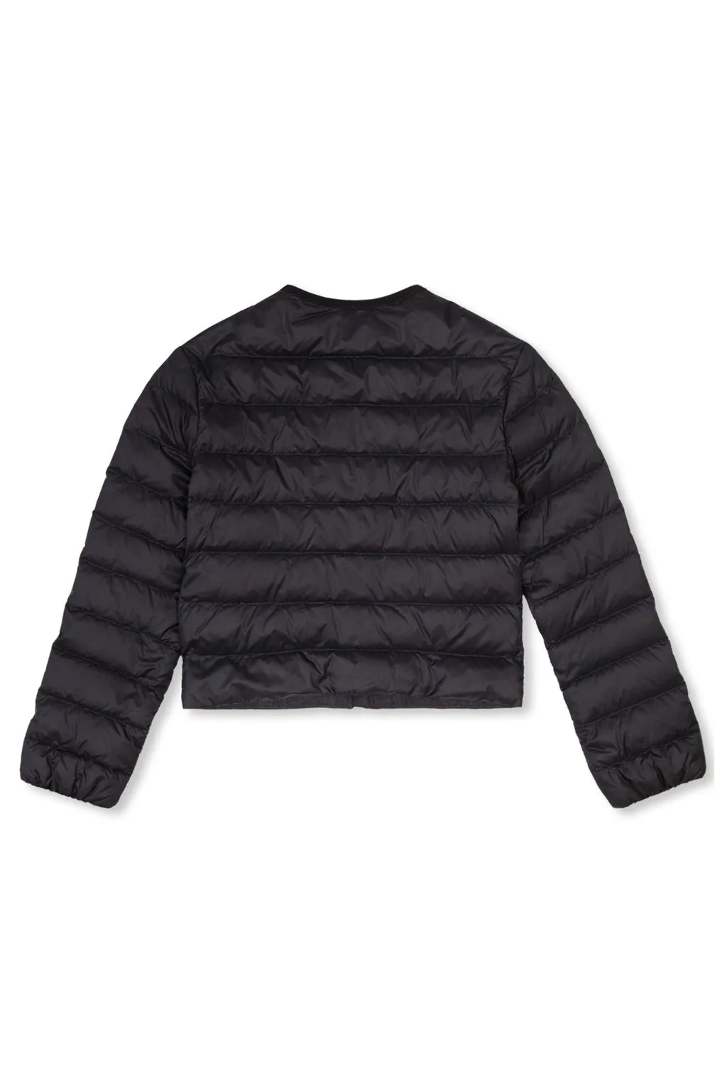 Moncler Enfant Nubia Logo Patch Denim Down Jacket