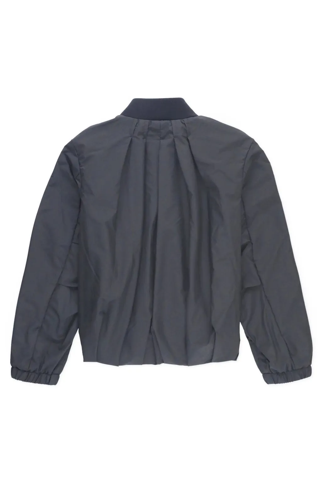 Moncler Enfant Logo Patch Zipped Bomber Jacket